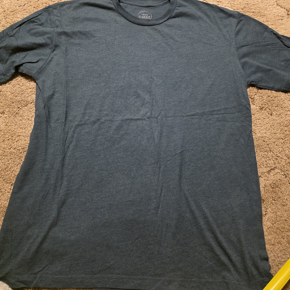 Classic Men's Dark Blue Short Sleeve Tee